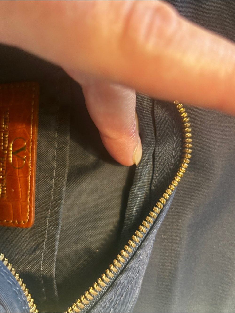 Valentino Garavani Sport Navy Crossbody Belt Bag - Picture 3 of 6